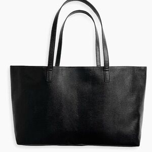 Elegant Black Tote Bag